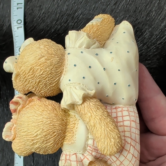 Cherished Teddies Allison & Alexandria Bear Figurine 1995 Enesco - Picture 6 of 10